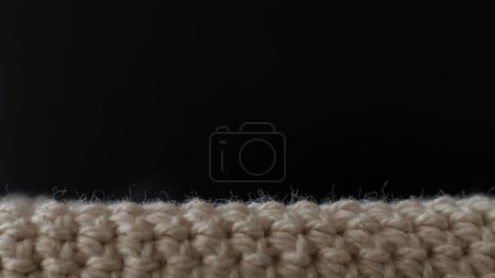 Photo for Cotton wool crochet texture - Royalty Free Image