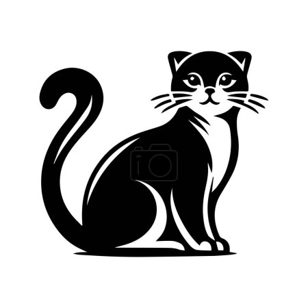 mignon dessin animé chat vecteur
