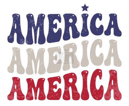 Amérique, États-Unis, Patriotic eps, Freedom, Stars and Stripes eps, Wavy Letters eps