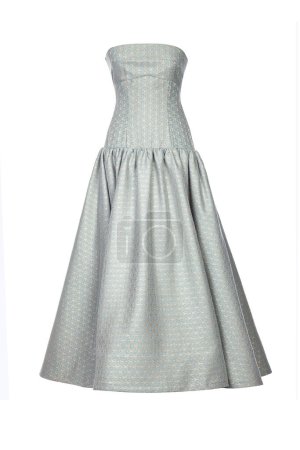 Téléchargez les photos : Belle robe élégante isolée sur fond blanc - en image libre de droit