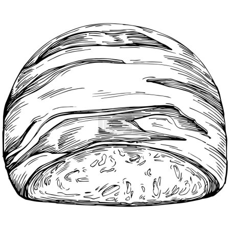 Ilustración de Bread hand drawn illustration - Imagen libre de derechos