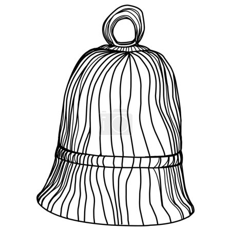 Téléchargez les illustrations : Illustration d'un ensemble de cloches décoratives - en licence libre de droit
