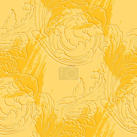 Ilustración de Tradición patrón floral sin costuras, ornamento vintage damasco. Real victoriano florecer fondo de pantalla, textil de lujo. Patrón de estilo de Damasco para fondos de pantalla, textil, embalaje, diseño de productos de lujo - Imagen libre de derechos