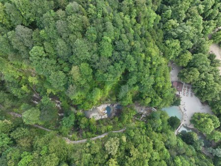Foto de Vista aérea de la cascada - Imagen libre de derechos
