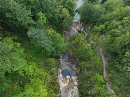 Photo for Aerial view of waterfall - Royalty Free Image