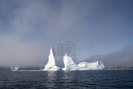 Foto de Glaciares en el océano Ártico, fiordos de Groenlandia - Imagen libre de derechos