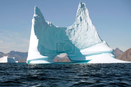 Foto de Los glaciares flotan en el Océano Ártico en Groenlandia. - Imagen libre de derechos