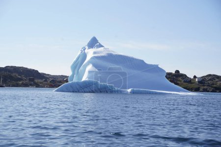 Photo for Arctic icebergs are melting on arctic ocean in Greenland - Royalty Free Image