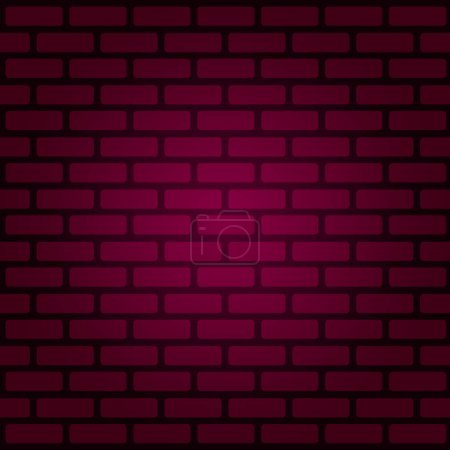 Photo for Purple brick wall texture, background illustration - Royalty Free Image