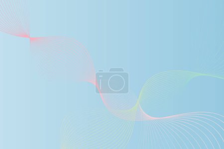 Blue background with distinct white and pink swirls