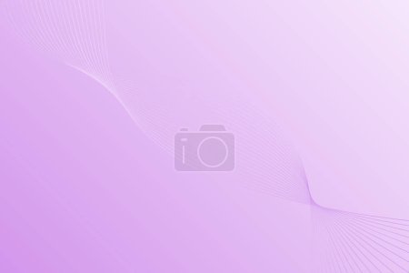 Illustration for Vibrant purple background filled with dynamic lines and curves - Royalty Free Image
