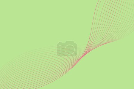 Illustration for A green background with a distinct pink line running horizontally across the middle. The contrast between the two colors creates a striking visual impact. - Royalty Free Image
