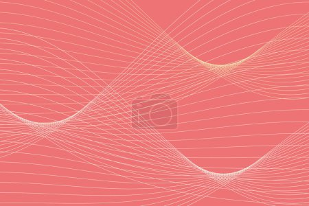 Ilustración de Fondo rosado con líneas blancas que corren horizontalmente a través de él. Las líneas crean un contraste llamativo contra el tono rosado suave, agregando un elemento dinámico a la composición general - Imagen libre de derechos
