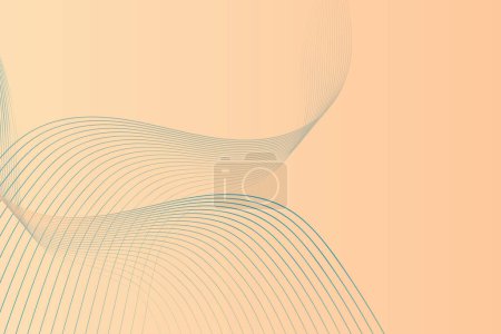 Illustration for A photo of a beige background featuring intricate lines and curves - Royalty Free Image