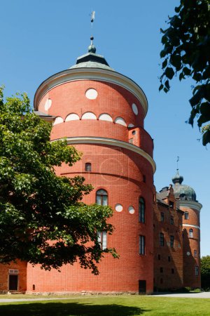 Blick auf das königliche Schloss Gripsholms in Mariefred, Schweden