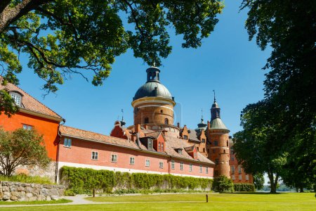 Blick auf das königliche Schloss Gripsholms in Mariefred, Schweden