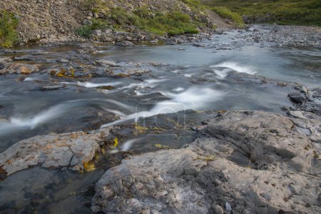 River Penna in Vatnsfjordur in the westfjords of Iceland