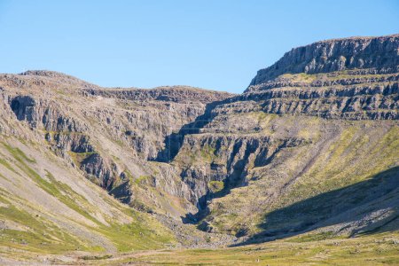 The beautiful canyon of Skapadalur in Patreksfjordur in Iceland