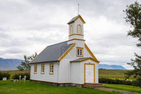 Eglise de Glaumbaer à Skagafjordur dans le nord de l'Islande