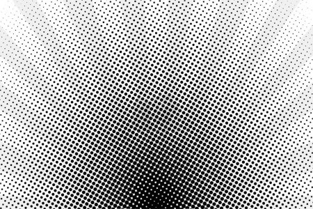 Halftone background. Sun rays background. Background with dots. Pop Art. Cartoon funny retro pattern. Vector illustration