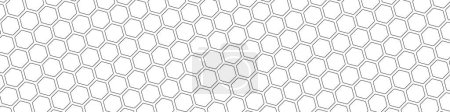 Modèle hexagonal fond abstrait. Modèle hexagonal sans couture. Fond en nid d'abeille. Illustration vectorielle