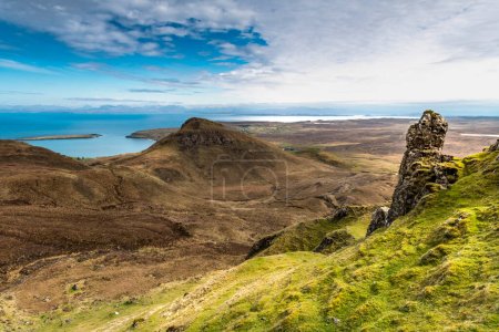 Photo for Beautiful panorama view of Quiraing, Scotland, Isle of Skye - Royalty Free Image