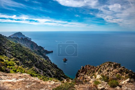 Téléchargez les photos : Île de Corse, paysage de la baie de Porto, France - en image libre de droit
