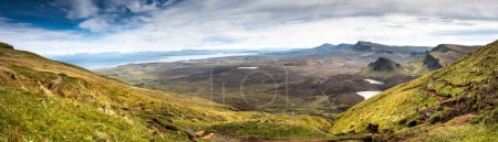 Photo for Beautiful panorama view of Quiraing, Scotland, Isle of Skye - Royalty Free Image
