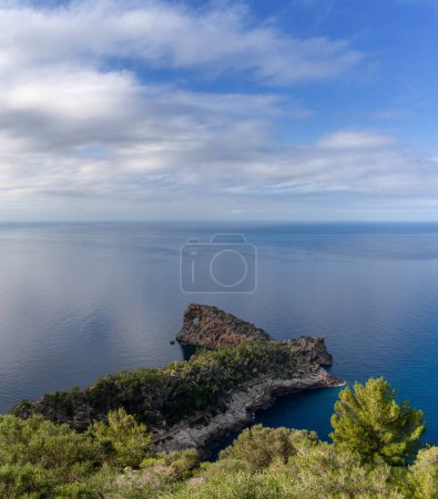 A view of the coastline at Sa Foradada in northern Mallorca