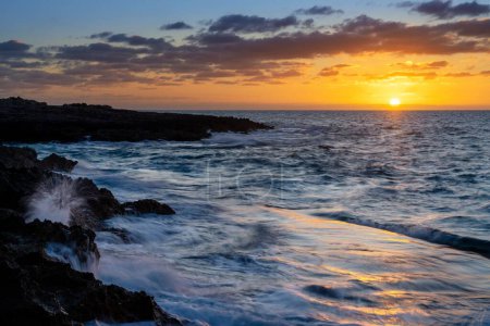 Un paisaje marino al amanecer en Cap de ses Salines, en el punto más meridional de Mallorca