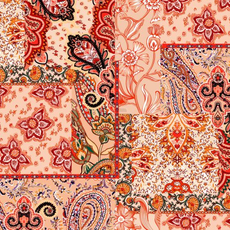 scarf design pattern bandana shawl,flower pattern
