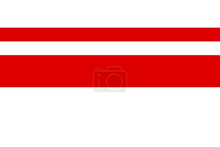 Téléchargez les illustrations : Image vectorielle du drapeau de la ville d'Onomichi, préfecture d'Hiroshima, Japon. Proportion 2:3. PSE10. - en licence libre de droit