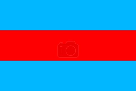 Illustration for Flag of the Centrocaspian Dictatorship - Royalty Free Image