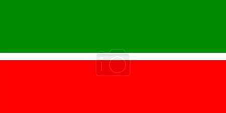 Flagge der Republik Tatarstan,