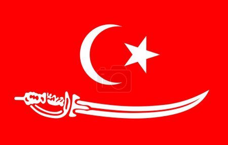 Flagge des Sultanats Aceh