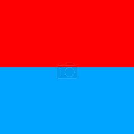 Illustration for Flag of Altstatten, Switzerland. Close Up. - Royalty Free Image