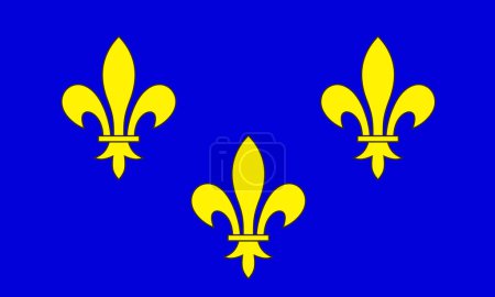 Proposed flag of Ile de France