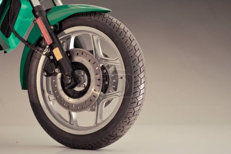 Retro Bike Tire Thread Shiny Breaks Shock Absorbers