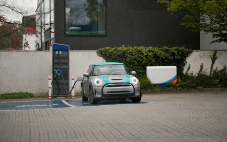 EV Electric Hybrid Car Charging Station Point Port