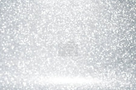 Photo for Silver abstract shiny background. Blurred background texture. - Royalty Free Image