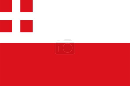 Téléchargez les illustrations : Illustration drapeau vectoriel d'Utrecht est une province des Pays-Bas. - en licence libre de droit