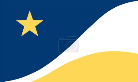 Illustration for City Yorba Linda flag vector illustration isolated on background. Town in California State. USA city symbol. United States of America city emblem. Yorba Linda town banner USA. - Royalty Free Image