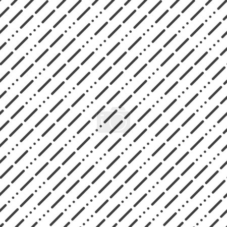 Illustration for Dashed line pattern. diagonal code background for cryptography. vector illustration - Royalty Free Image