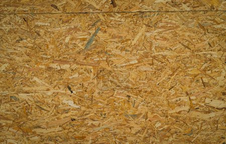 Photo for Chipboard Texture Background, Light Brown OSB Panel Pattern, Pressed Glued Wood Chips Backdrop, Particleboard Mockup, Sawdust Plywood Panel, Chipboard Texture with Copy Space - Royalty Free Image