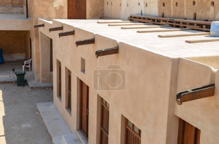 Foto de Vista interna del histórico fuerte de Al Zubarah en Qatar - Imagen libre de derechos
