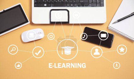 Téléchargez les photos : E-Learning. Internet. La technologie. Entreprises - en image libre de droit