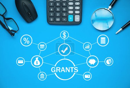 Photo for Concept Of Grants. Business. Finance - Royalty Free Image