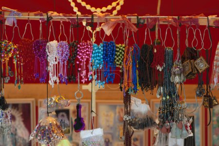Photo for Guatemala - April 19, 2016. sale of religious items in historical center, in celebration of holy week - Royalty Free Image