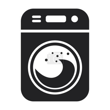 Illustration for Washing machine icon. Laundry concept vector illustration - Royalty Free Image