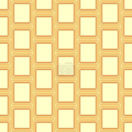 Ilustración de Window muntins seamless pattern design for Architectural decoration, vector - Imagen libre de derechos